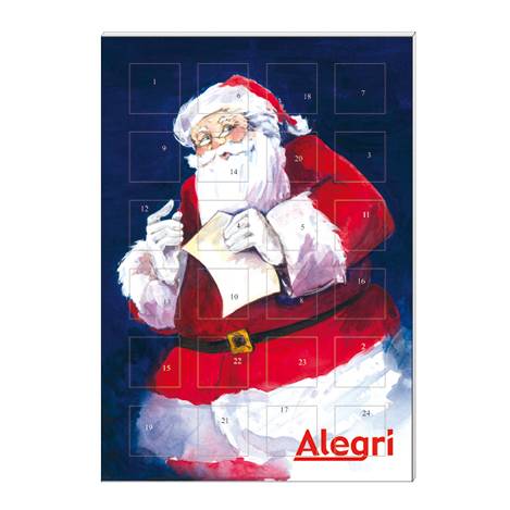 Mini-calendrier de l’Avent au chocolat « Père Noël »
