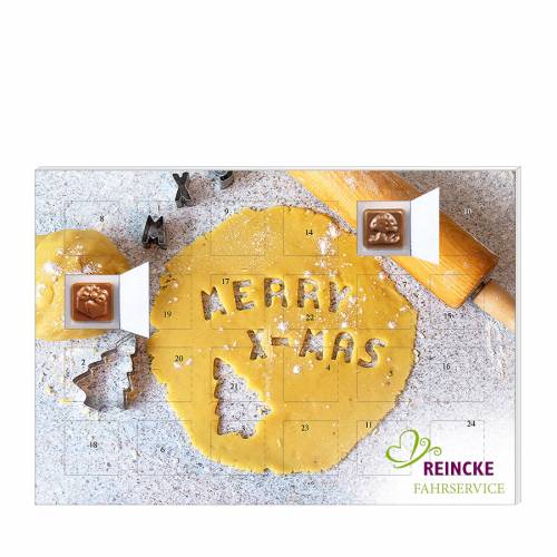 Mini-calendrier de l’Avent au chocolat « Pâtisseries de Noël »