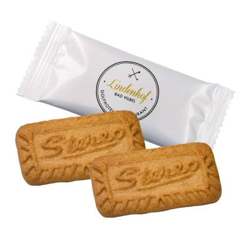 Savoure le plaisir irrésistible de nos biscuits au caramel. Emballage individuel et personnalisé. 